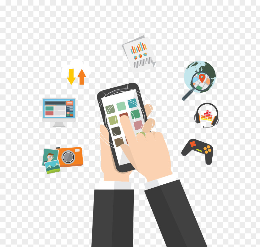 Business Sales Mobile App Development Handheld Devices PNG