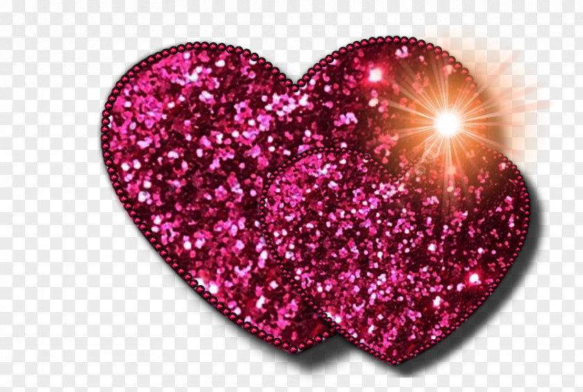 Images Of Pink Hearts Heart Glitter Clip Art PNG