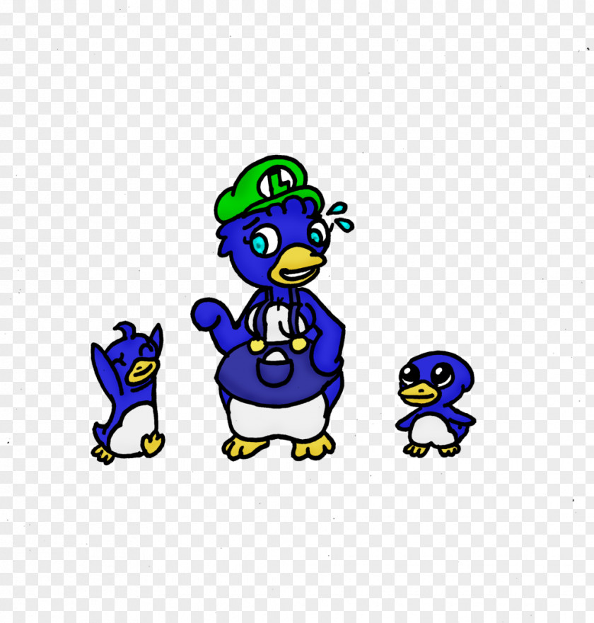 Luigi Mario Penguin Princess Daisy Rosalina PNG