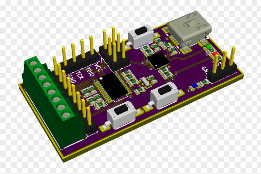 Microcontroller Microprocessor Development Board Electronics Computer Hardware Printed Circuit PNG