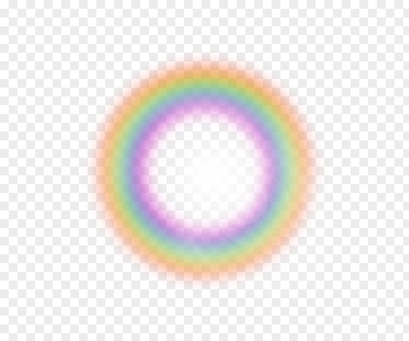 Rainbow Light Circle Disk Violet PNG