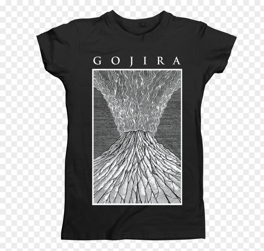 T-shirt Magma Gojira Sleeve PNG