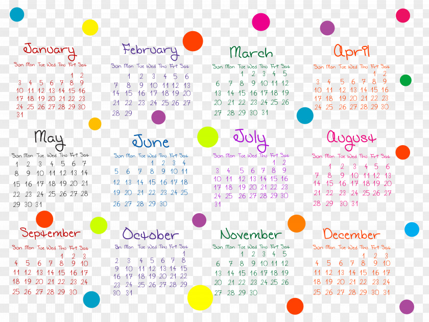 Gregorian Calendar Holiday Clip Art PNG