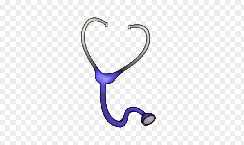 Stethoscope School Product Design Purple Line Font PNG