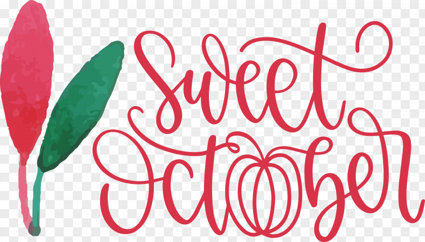 Sweet October October Fall PNG