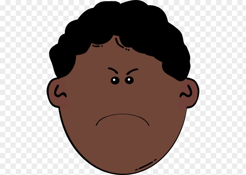 Angry Black Hair African American Clip Art PNG