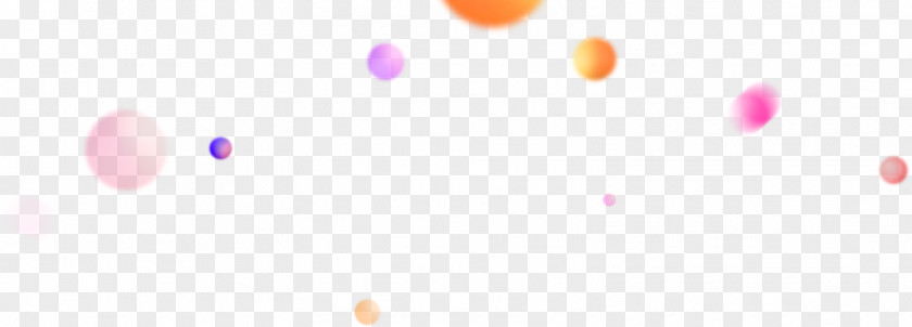 Colorful Simple Circle Floating Material PNG