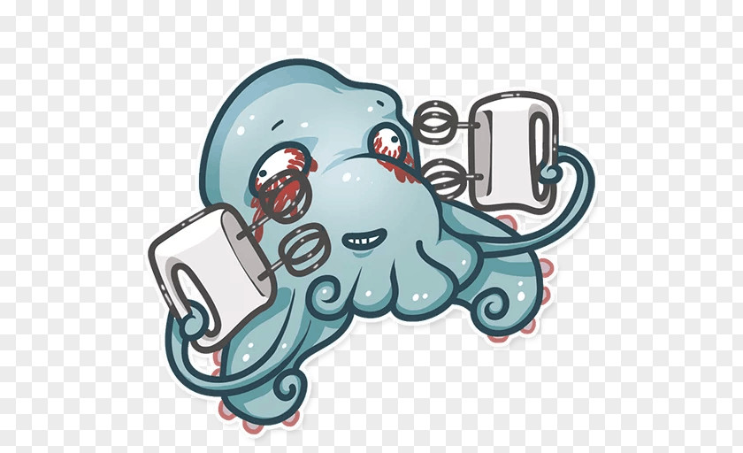 Octopus Character Clip Art PNG