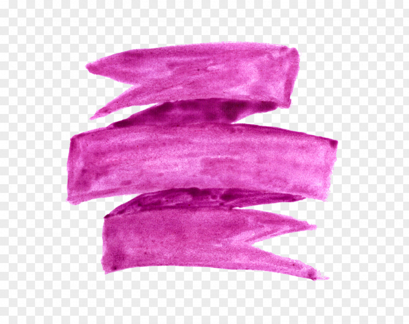 Watercolour Purple Watercolor Painting Banner PNG