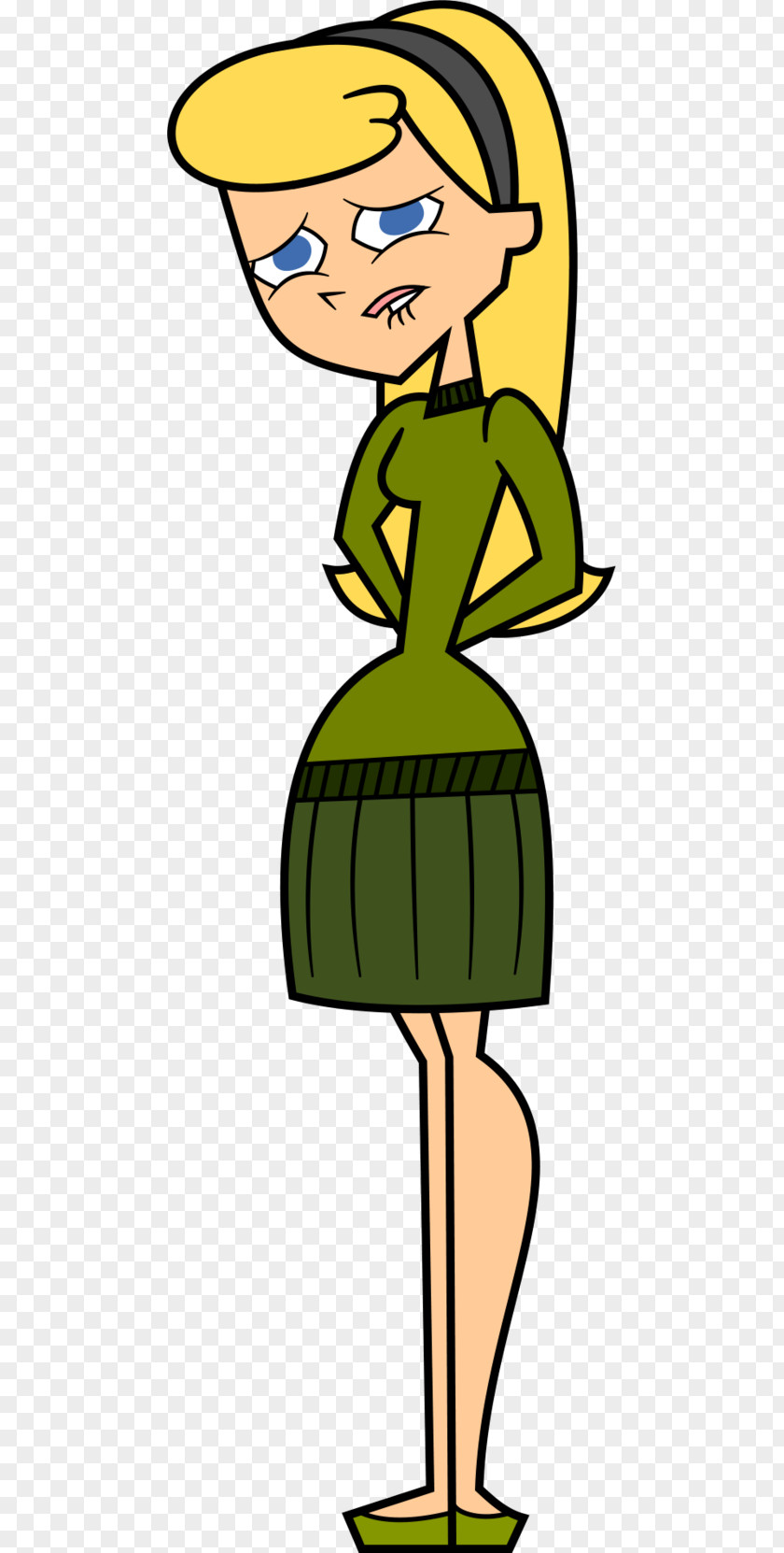 Blowing A Kiss Side Clip Art Total Drama Island Cartoon Character PNG