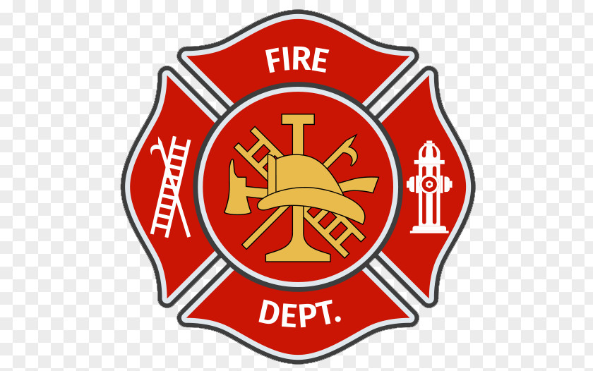 Firefighter Volunteer Fire Department Badge Vector Graphics PNG