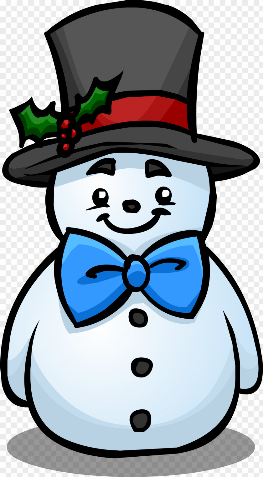 Snowman Club Penguin Top Hat Clip Art PNG