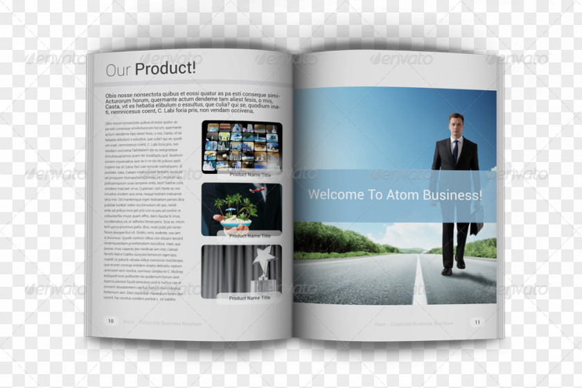 Brochure Business Brand PNG
