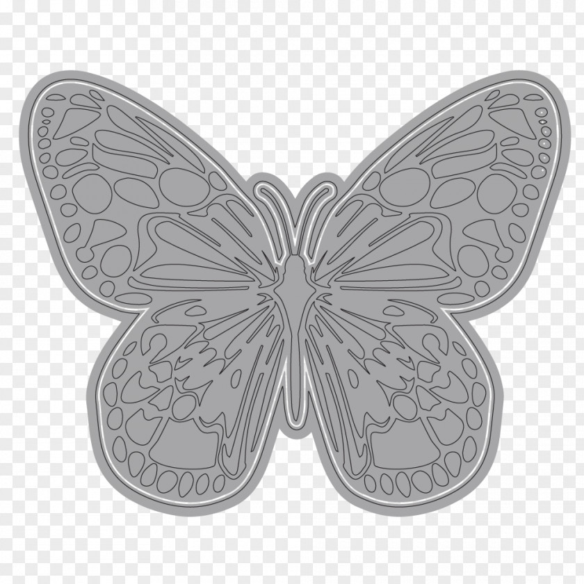 Butterfly Aperture Moth Die Elizabeth Craft Designs, Inc. PNG