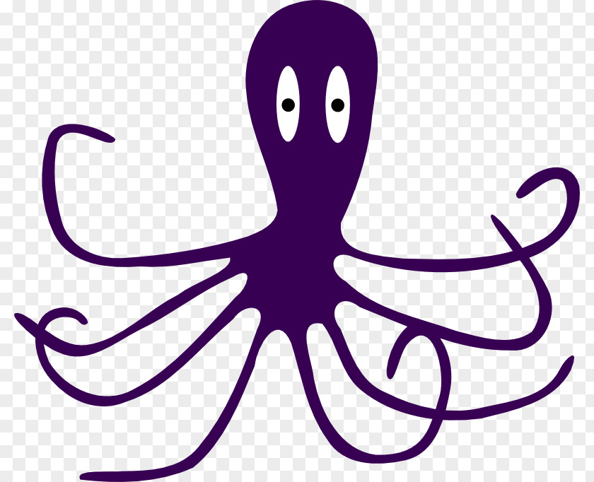 Cartoon Picture Of Octopus Clip Art PNG
