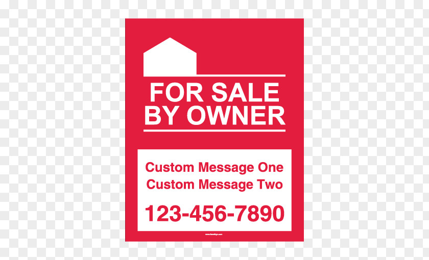 Hanging Red Sale For By Owner Sales Real Estate Pelotonia Logo PNG