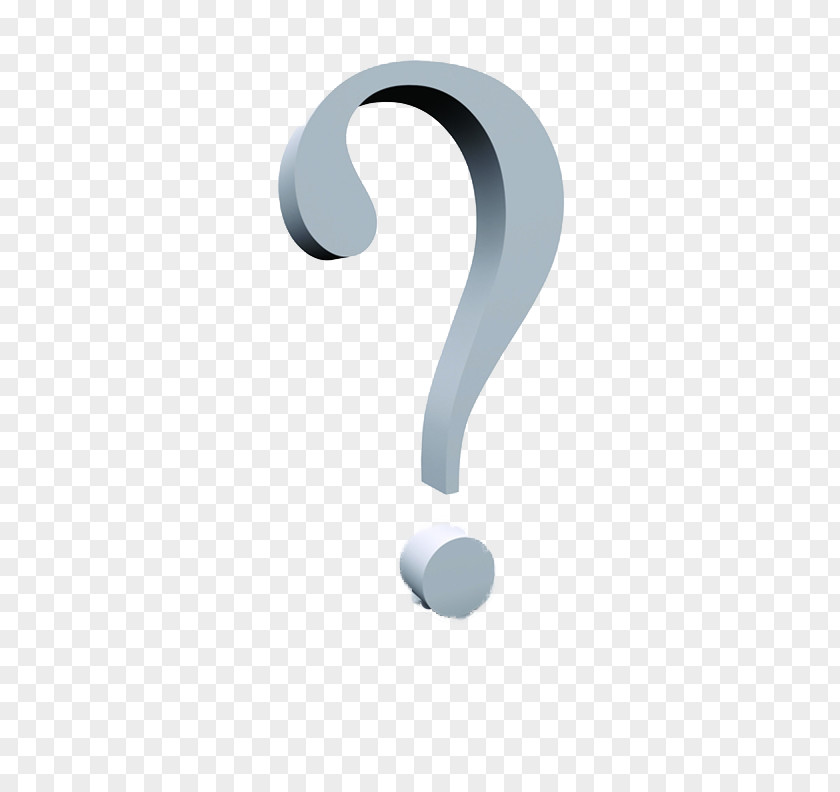 Metallic Question Mark Download Icon PNG