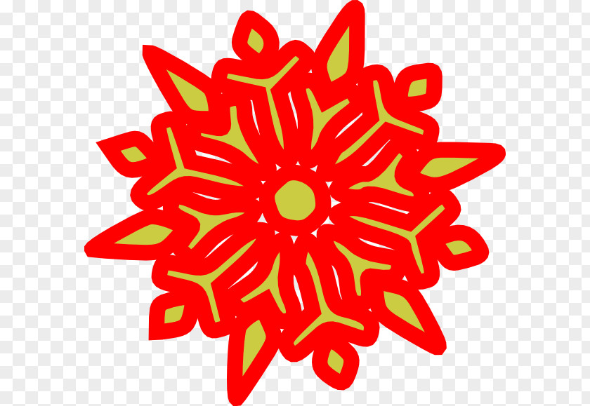 Red Snowflake Cliparts Green Color Clip Art PNG