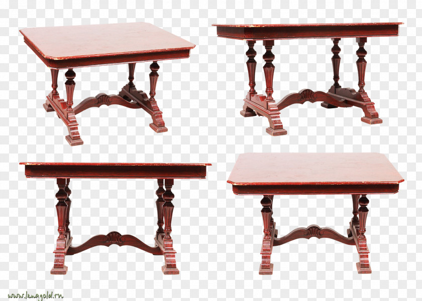 Table Mahogany Furniture Solid Wood PNG