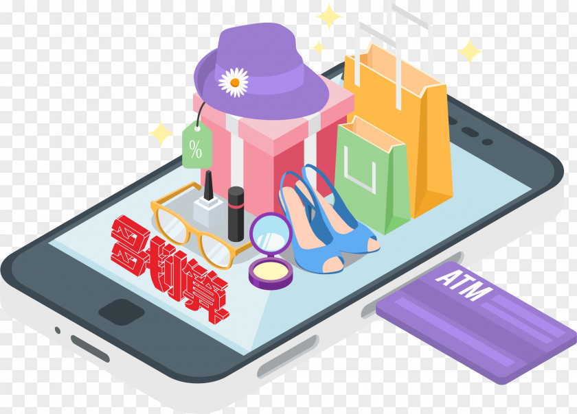 Balita Illustration Online Shopping Retail Mobile App Development E-commerce PNG