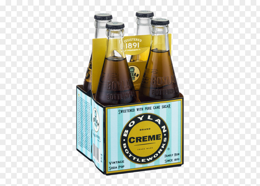 Beer A&W Root Cream Soda Bottle PNG