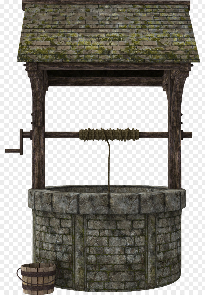 Medieval Wishing Well Water Clip Art PNG