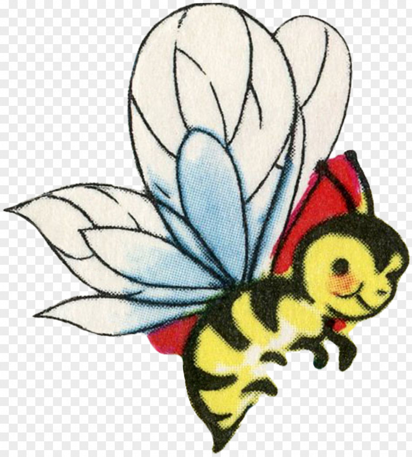 Bee Nymphalidae Butterfly Insect Art PNG