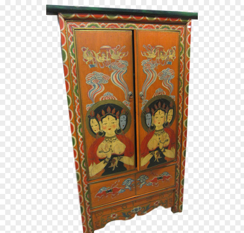 China Cabinet Antique Nepal AsiaBarong Shelf Mandalay PNG