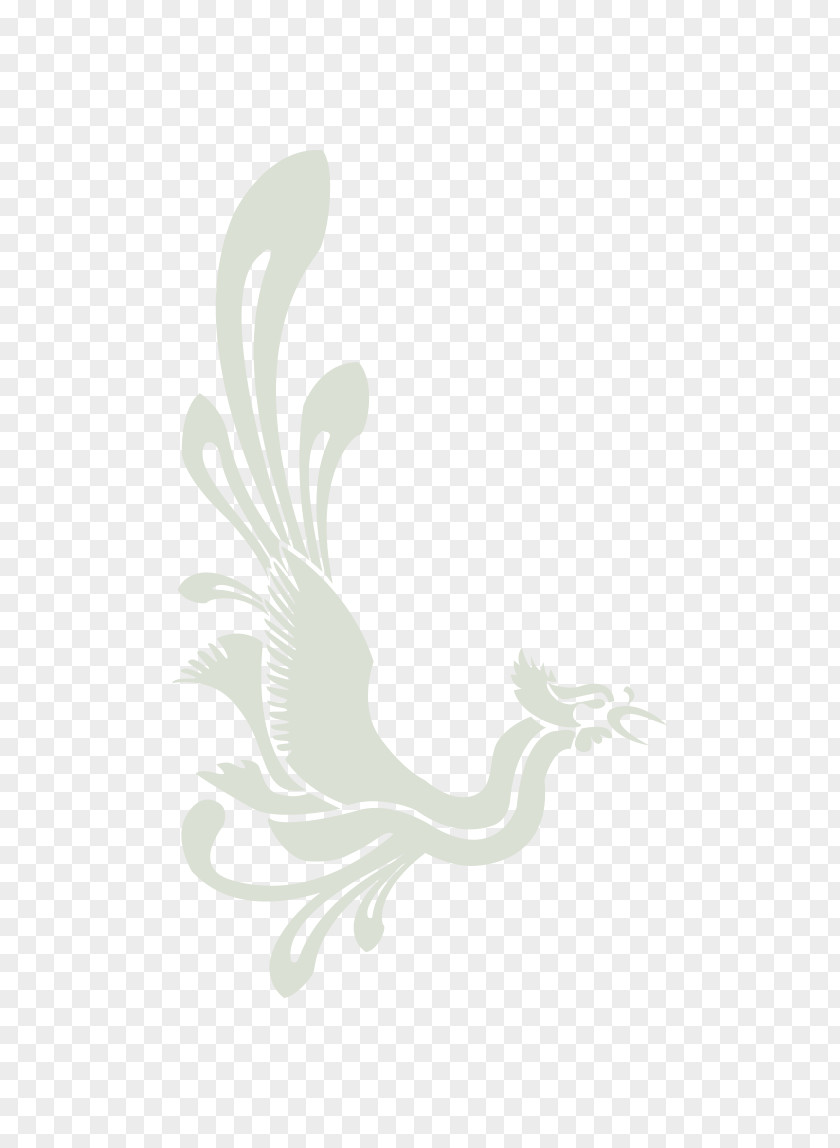 Feather Beak Font PNG