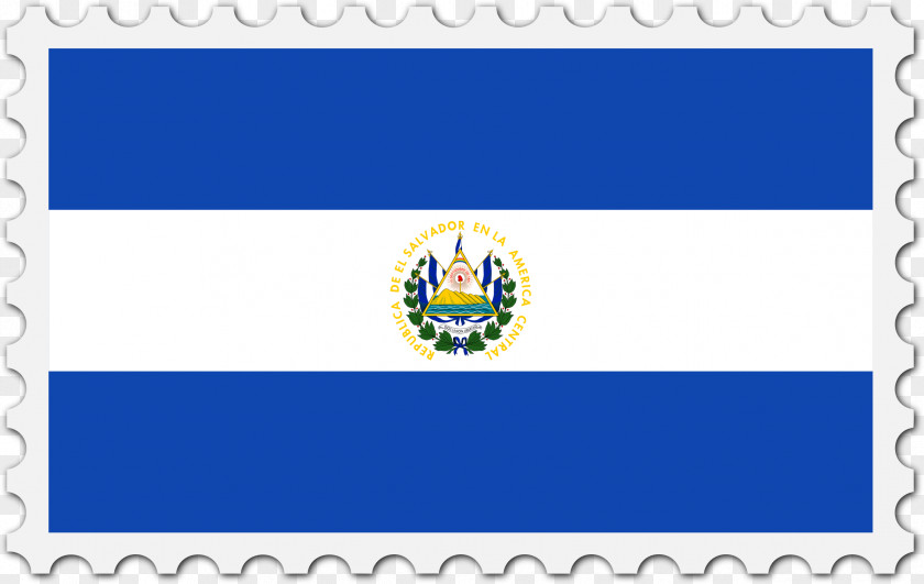 Flag Of El Salvador Clip Art Image PNG
