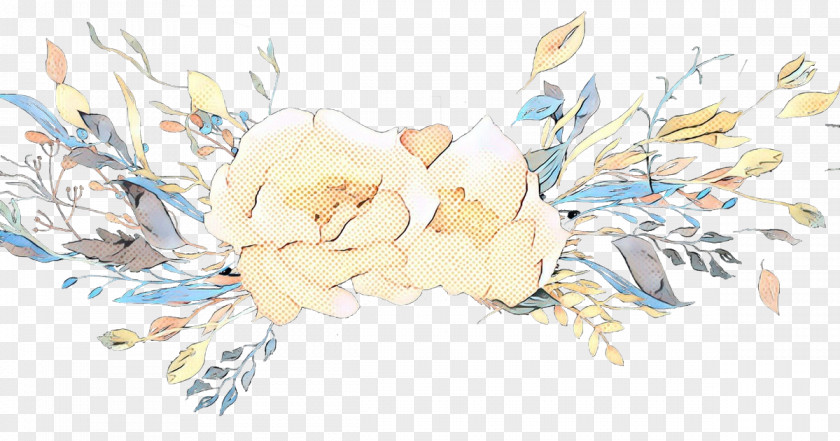 Hair Accessory Magnolia Flower Art Watercolor PNG