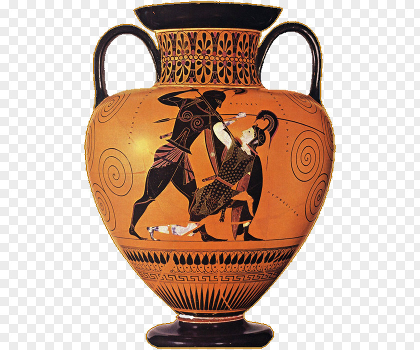 Achilles Agamemnon Trojan War Penthesilea Black-figure Pottery PNG