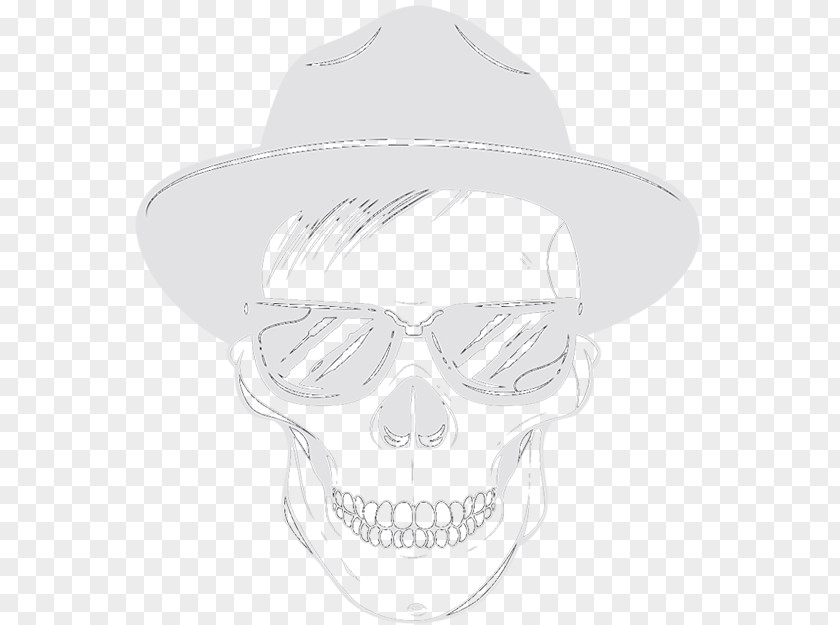 Hat Jaw Line Art PNG