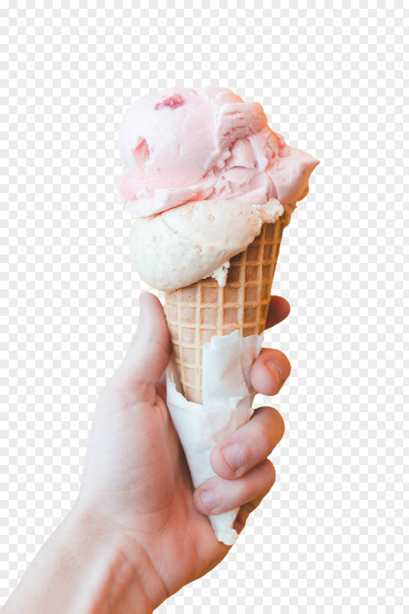 Ice Cream Cones Gelato Food Scoops PNG