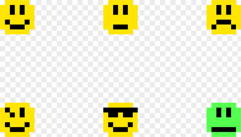 Pixel Emoticon Smiley Symbol Drawing PNG