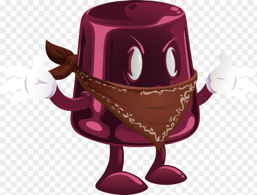 Stone Brown Maroon Character PNG