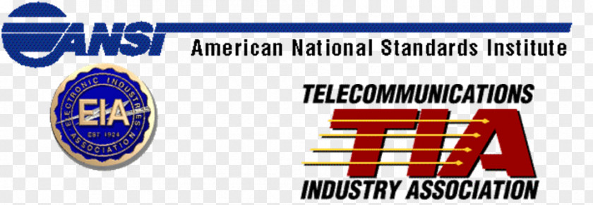 TIA/EIA-568 American National Standards Institute Technical Standard Structured Cabling Electronic Industries Alliance PNG