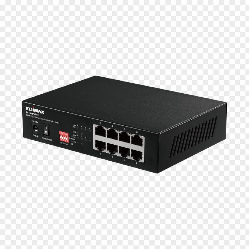 4 Port Switch Gigabit Ethernet Network Computer Router PNG