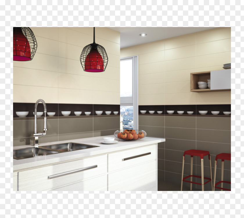 Beige Wall Countertop Tile Kitchen Ceramic Novosibirsk PNG