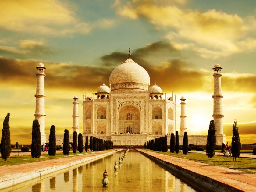 India Taj Mahal Stonehenge New7Wonders Of The World Desktop Wallpaper PNG