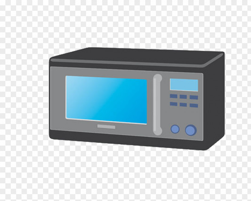 Microwave Cartoon Oven Home Appliance Icon PNG