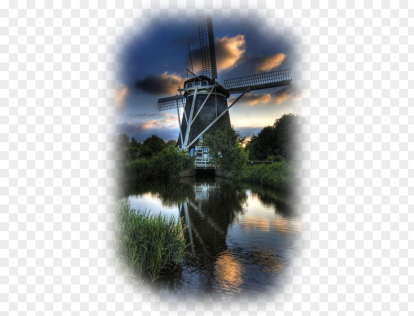 Moulin Windmills At Kinderdijk Pelmolen Ter Horst Energy PNG
