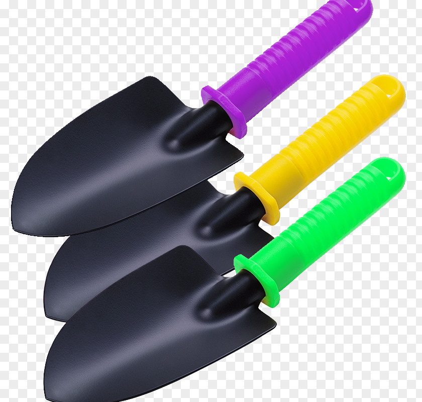 Portable Color Hand-painted Shovels Material Shovel Download PNG