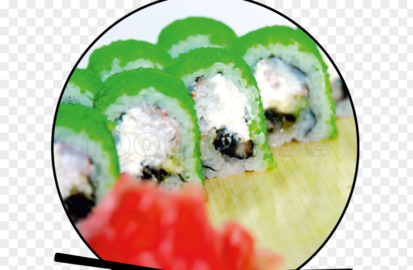 Sushi California Roll 07030 Comfort Food Garnish PNG