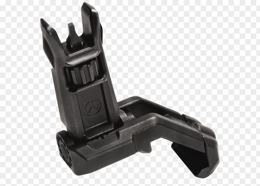 526-525Black Magpul Industries MBUS PRO Rear Sight Right-Handed Fits Picatinny Offset MAG526 FirearmAdjustment Knob Pro Front And Flip Up Backup Sights PNG