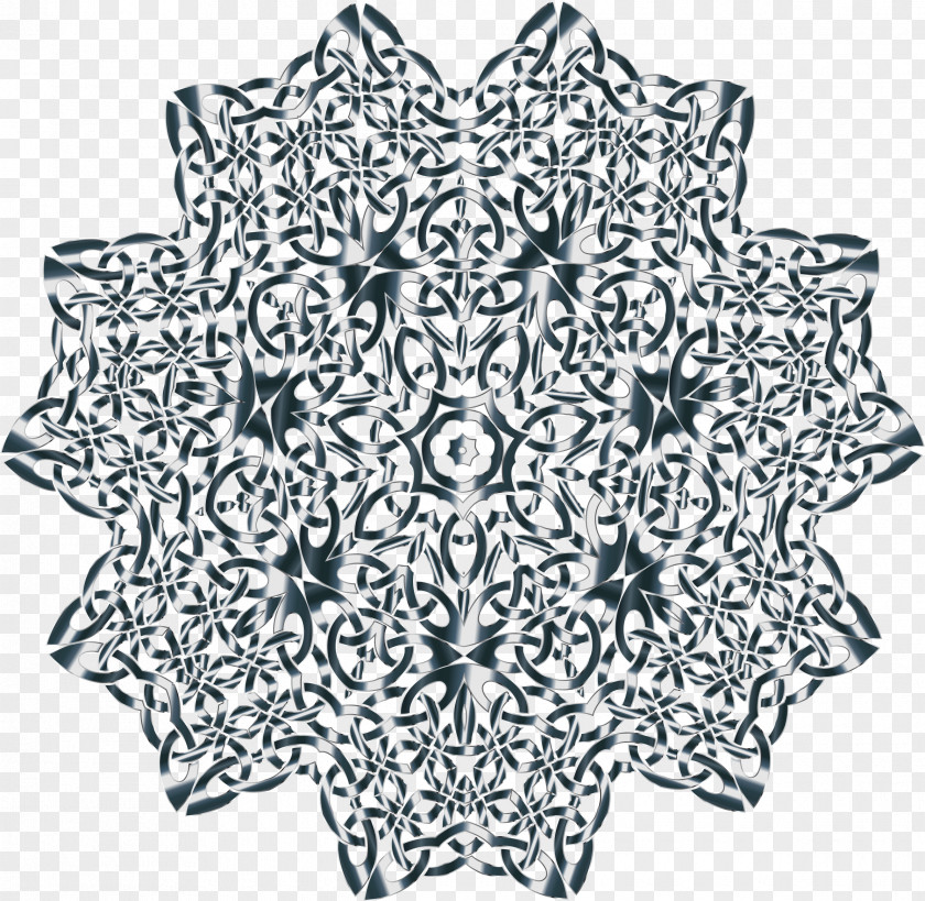 Celtic Style Knot Pattern PNG