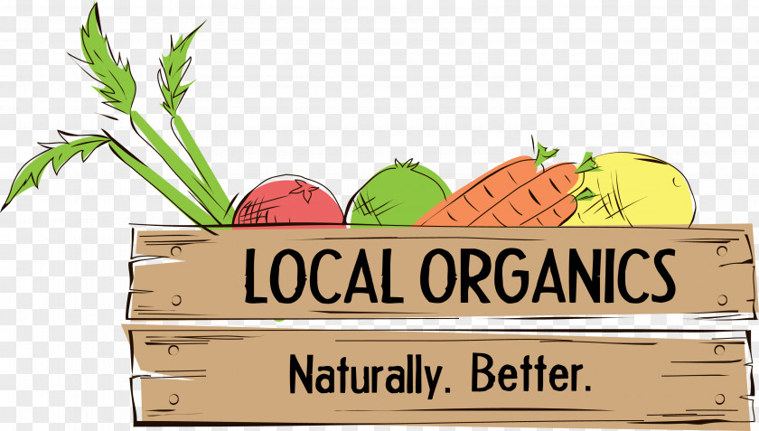 Grow Boxes For Vegetables Logo Local Food Font Brand PNG