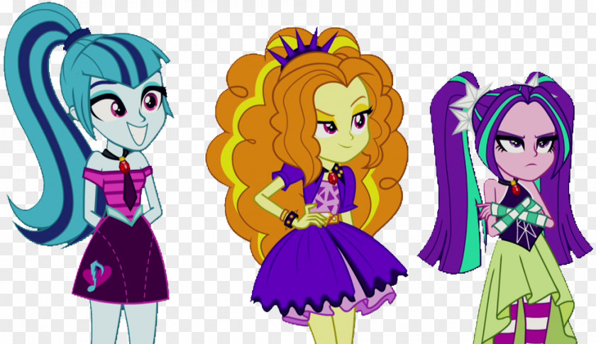Pinkie Pie Sunset Shimmer Applejack The Dazzlings My Little Pony: Equestria Girls PNG