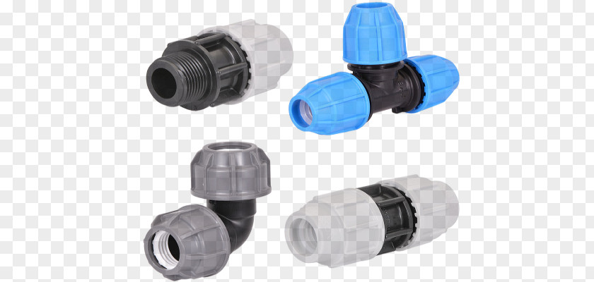 Pipe Fittings Plastic Piping And Plumbing Fitting High-density Polyethylene Compression PNG