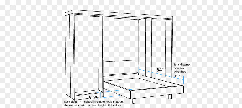 Bed Murphy Size Furniture Couch PNG